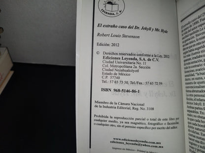 89- El Extraño Caso Del Dr. Jekyll Y Mr. Hyde - Robert L. Stevenson