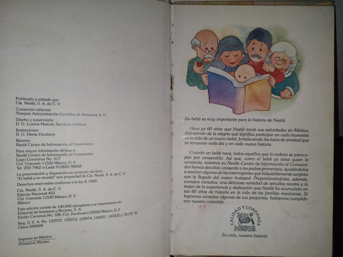 85- El Bebé Y Su Mundo. Nestlé . 1989