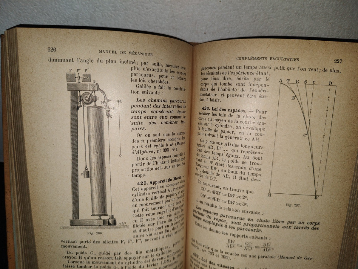 59- Francés. Manual De Mecánica / Manuel De Mécanique Par F. G. M. - 1916
