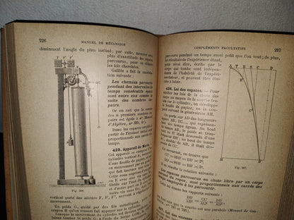 59- Francés. Manual De Mecánica / Manuel De Mécanique Par F. G. M. - 1916