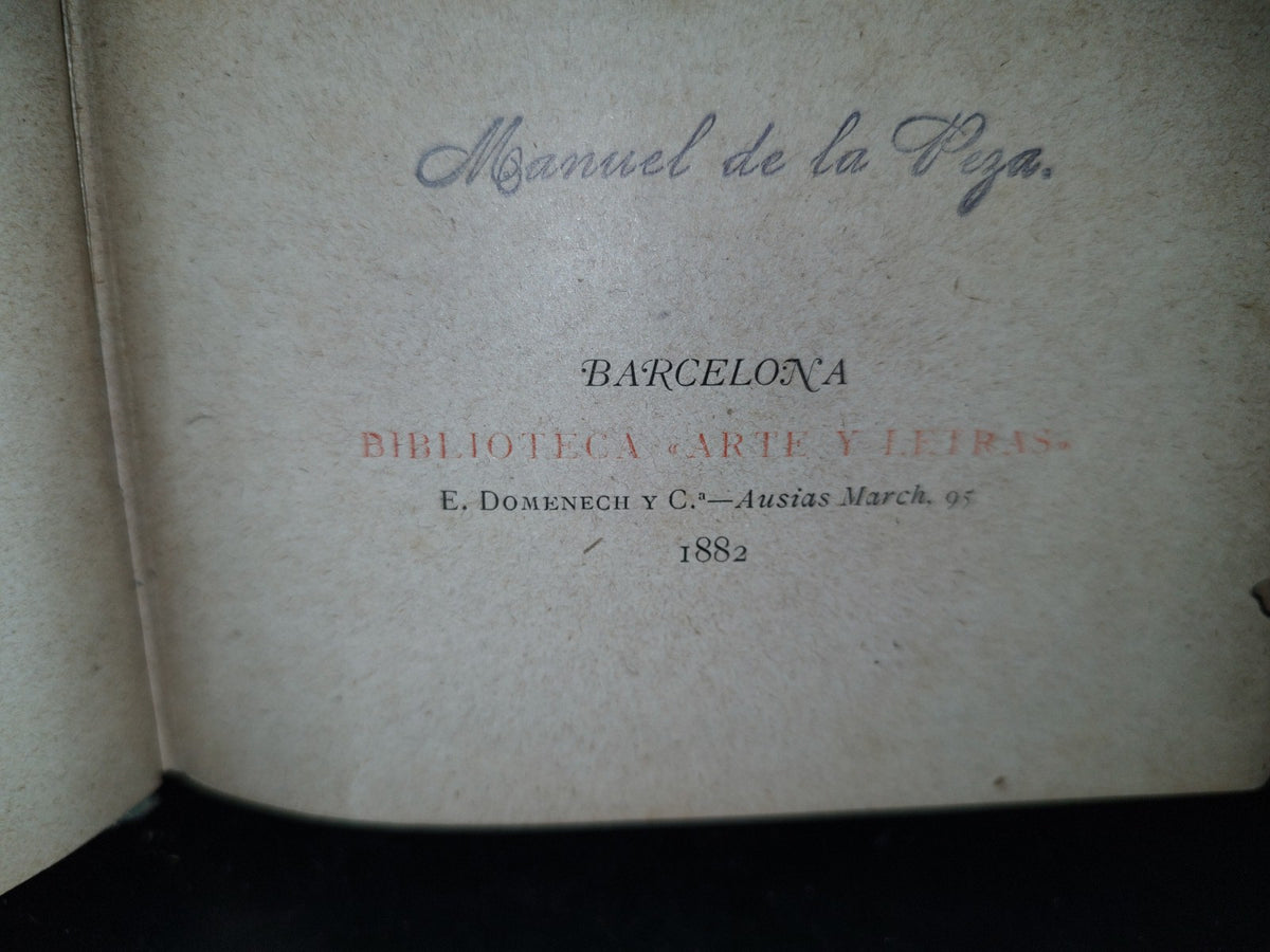 63- Sainetes De D. Ramón De La Cruz. Tomo I - Barcelona. Biblioteca "Arte Y Letras" 1882