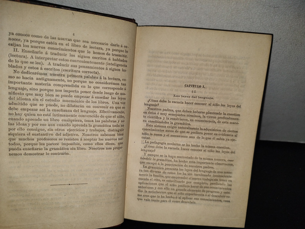 92- La Educación Moderna. Educación Intelectual. Lenguaje. México, Imprenta De Aguilar E Hijos 1882