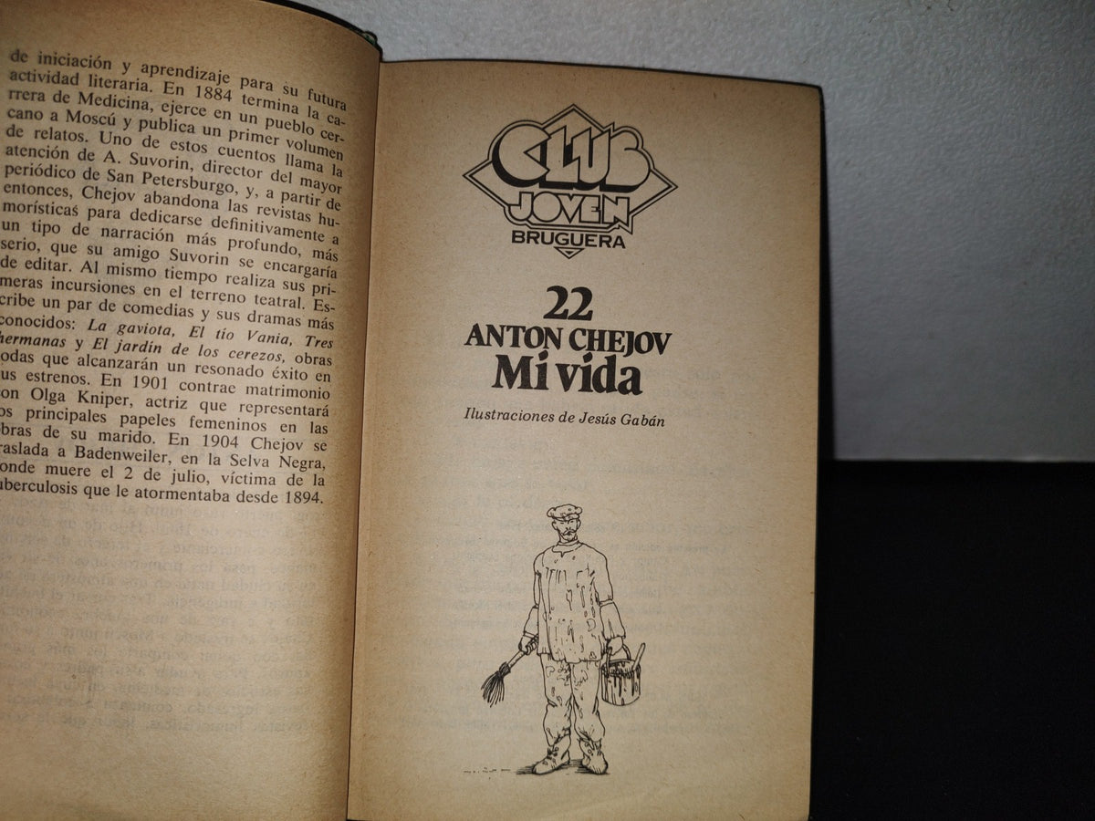 78- Club Joven Bruguera 22. Mi Vida - Anton Chejov - Primera Edición 1981