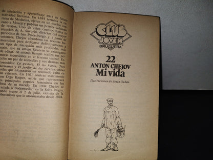 78- Club Joven Bruguera 22. Mi Vida - Anton Chejov - Primera Edición 1981