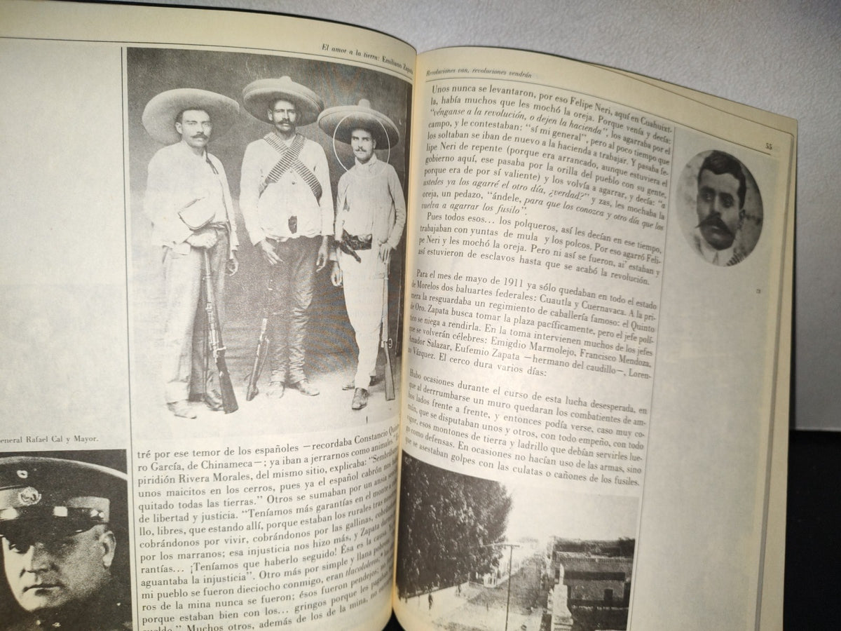 87-2- El Amor A La Tierra. Emiliano Zapata. Enrique Krauze. Biografías Del Poder / 3 - 1995