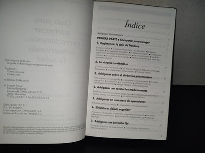 201- Guía Para Adelgazar Correctamente... Conservando La Salud - Dr. Jacques Fricker