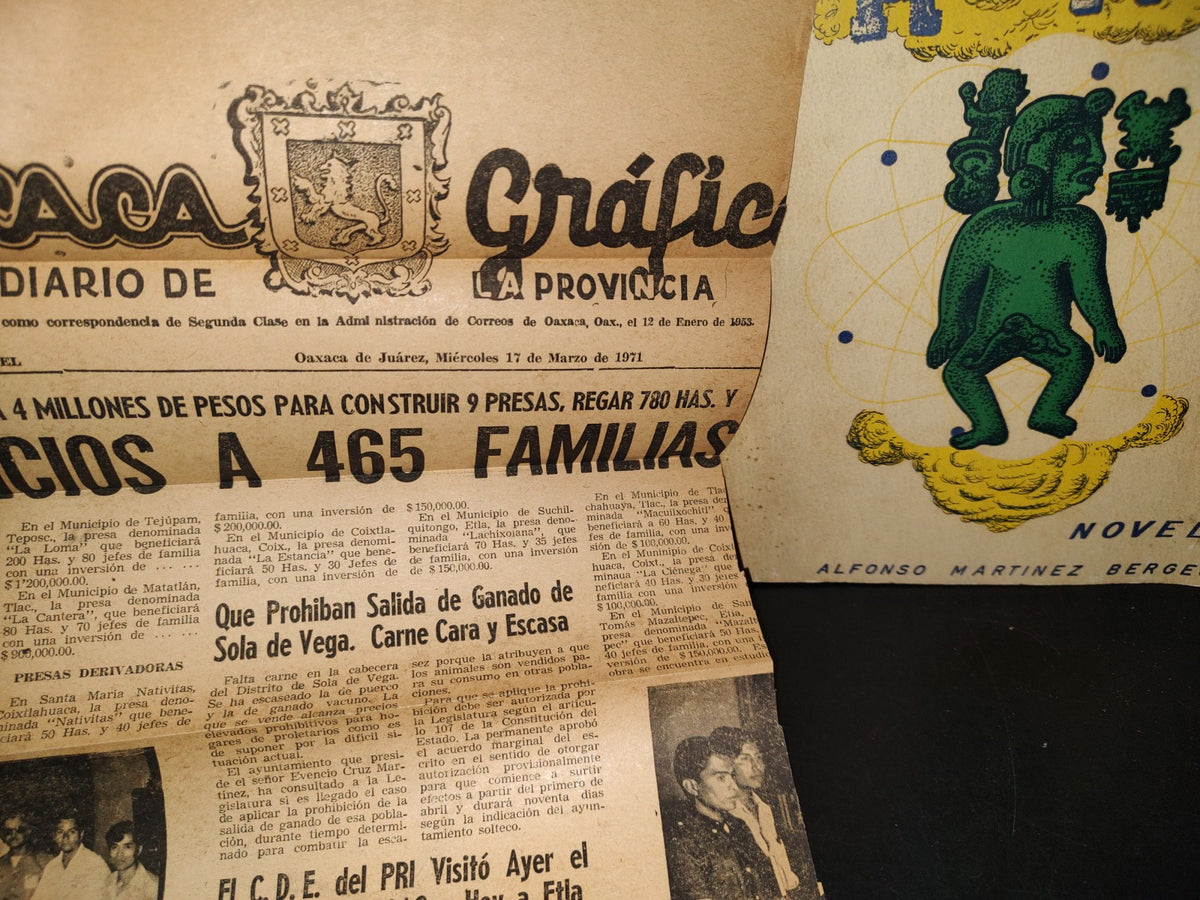 124- Uranio. Novela - Alfonso Martínez Berges - Impresora Del Suereste, Oaxaca, Oax. - 1970