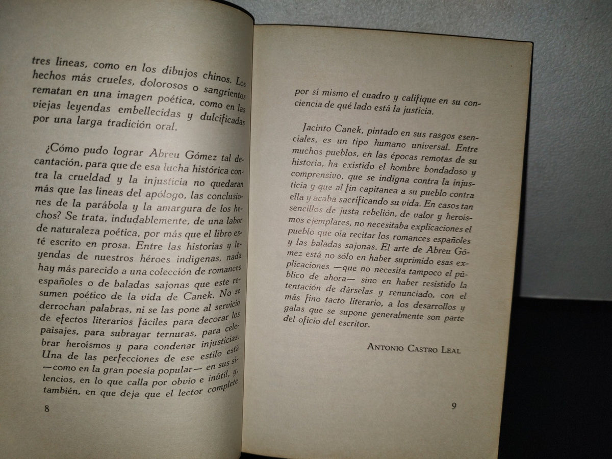 158- Canek. Historia Y Leyenda De Un Héroe Maya - Ermilo Abreu Gómez. Ediciones Oasis, S. A. - 1975