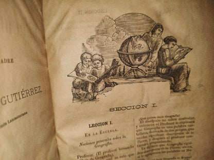 54- Geografía Elemental De América Y Especialmente De La República Mexicana - Cirilo Gutiérrez. México, Oficina Tipográfica De La Secretaría De Fomento, 1894