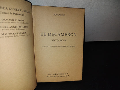 192- El Decameron. Antología - Boccaccio - Salvat Editores 1971