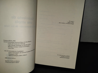 123- Nacimiento De Una Utopía. Muerte Y Resurrección De Los Incas - Manuel Burga - Universidad De Guadalajara. 1A. Ed. 2005