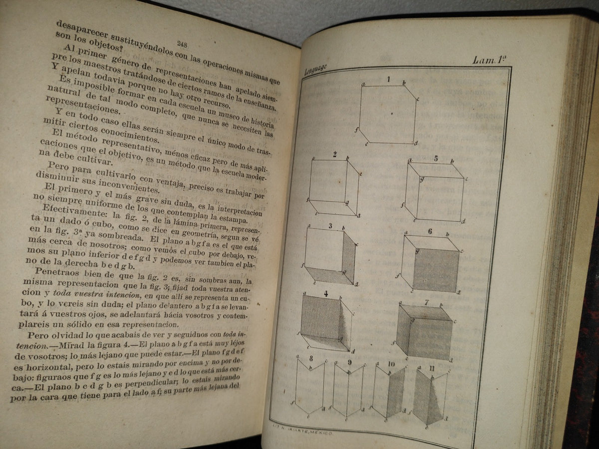 92- La Educación Moderna. Educación Intelectual. Lenguaje. México, Imprenta De Aguilar E Hijos 1882