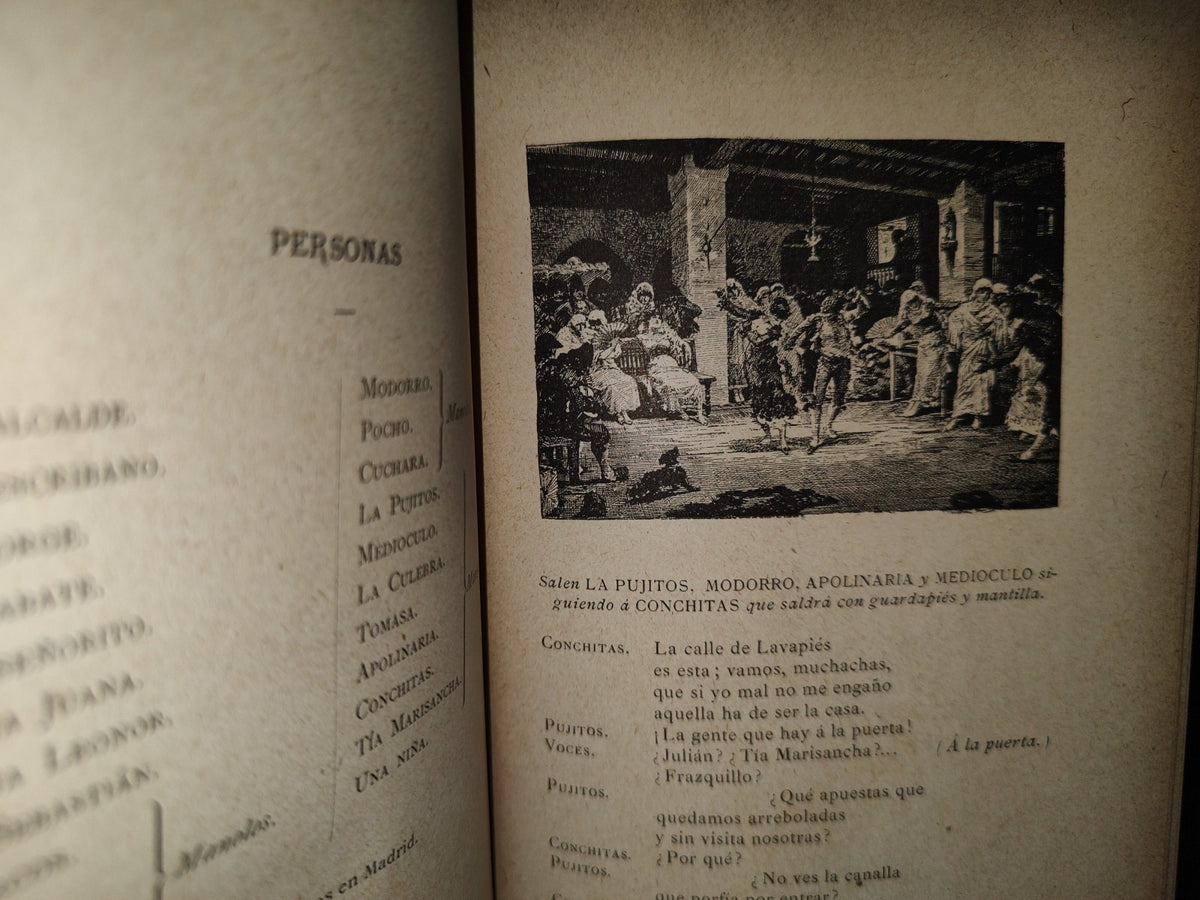 63- Sainetes De D. Ramón De La Cruz. Tomo I - Barcelona. Biblioteca "Arte Y Letras" 1882