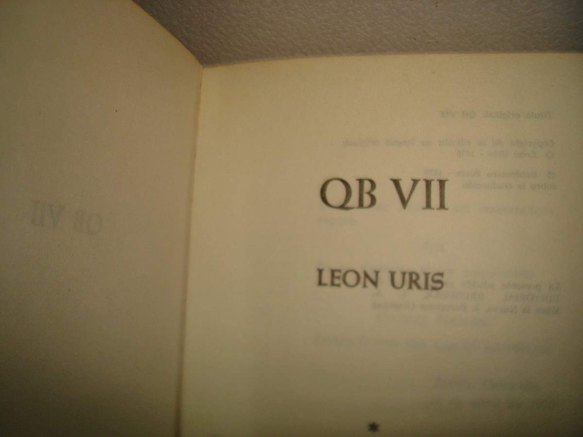 21- Qb Vii - Leon Uris - Editorial Bruguera, S. A., Edición Especial, 70'S