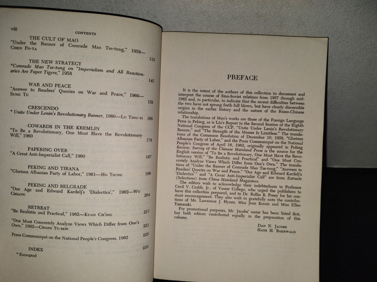 202- Chinese Communism. Selected Documents - Don N. Jacobs And Hans H. Baerwald - 1963