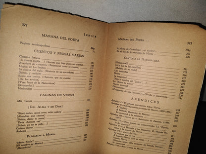 101- Obras Completas De Amado Nervo Volumen XXX. Mañana Del Poeta. Ediciones Botas México - 1938