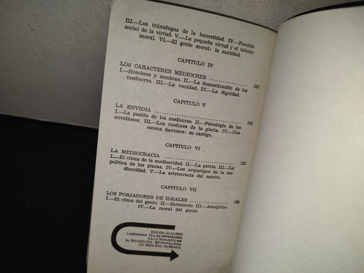 196- El Hombre Mediocre - José Ingenieros. Editores Mexicanos Unidos. 2003