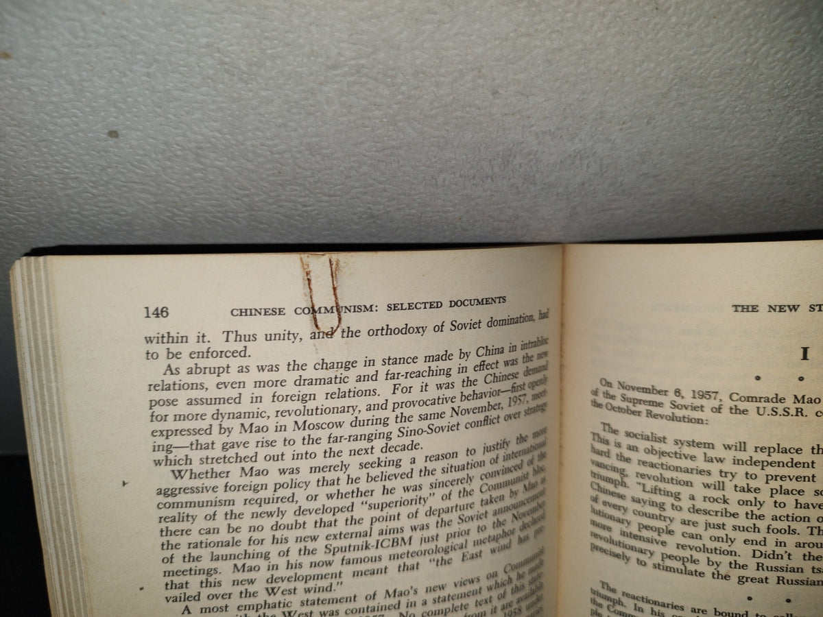 202- Chinese Communism. Selected Documents - Don N. Jacobs And Hans H. Baerwald - 1963