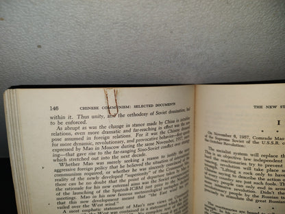 202- Chinese Communism. Selected Documents - Don N. Jacobs And Hans H. Baerwald - 1963