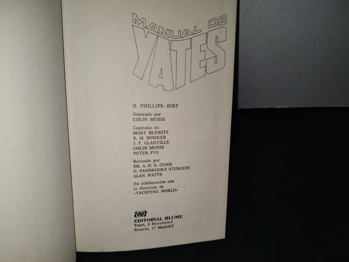 75- Manual De Yates - D. Phillips - Birt - Primera Edición 1969
