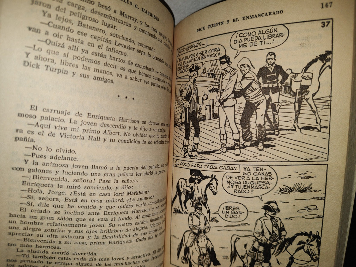 118- Dick Turpin Y El Enmascarado - Charles C. Harrison - Editorial Bruguera 1961