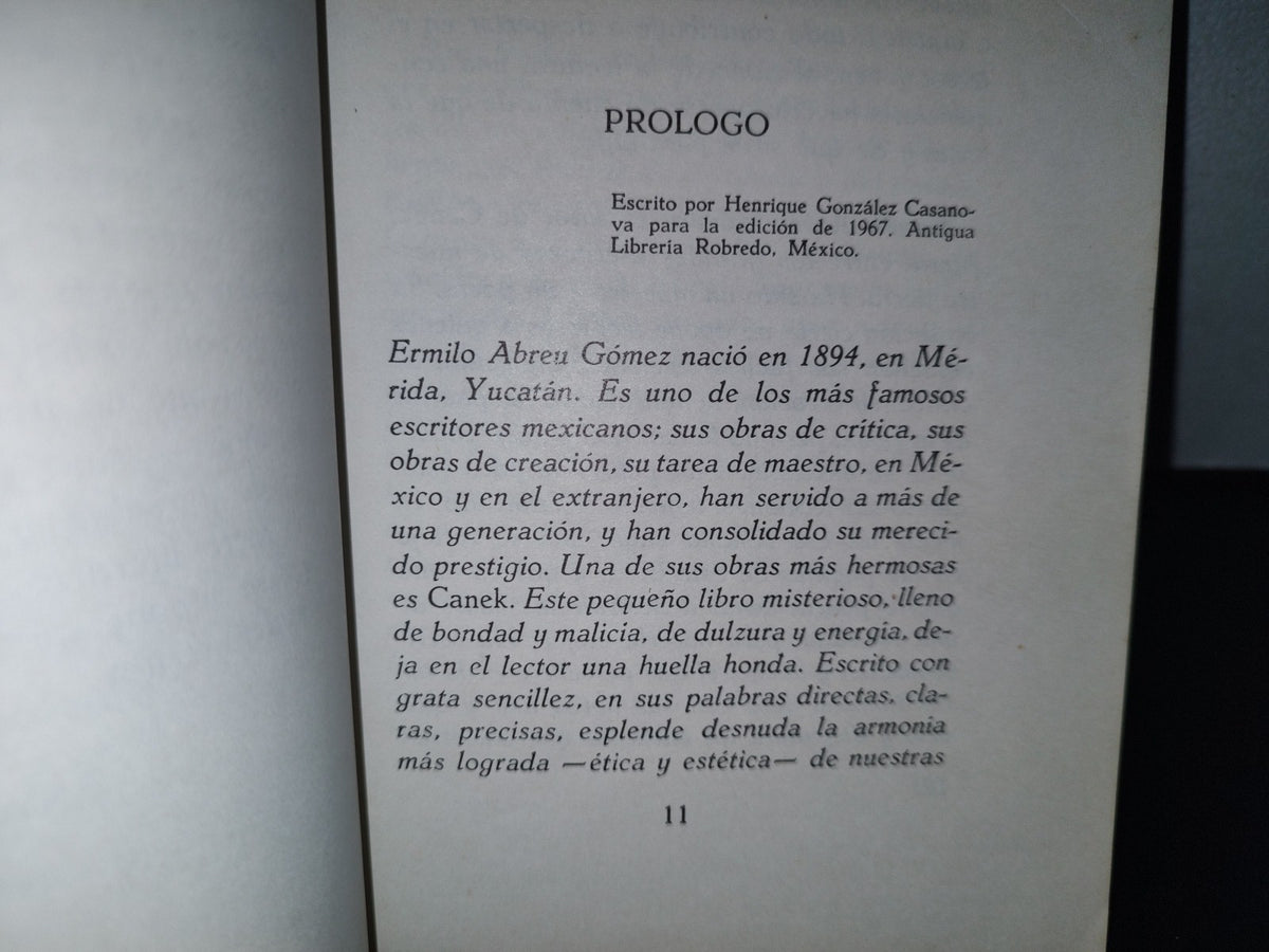 158- Canek. Historia Y Leyenda De Un Héroe Maya - Ermilo Abreu Gómez. Ediciones Oasis, S. A. - 1975