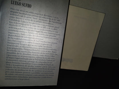 201- Debo, Luego Sufro - Guadalupe Loaeza - Océano, Primera Edición, 2000