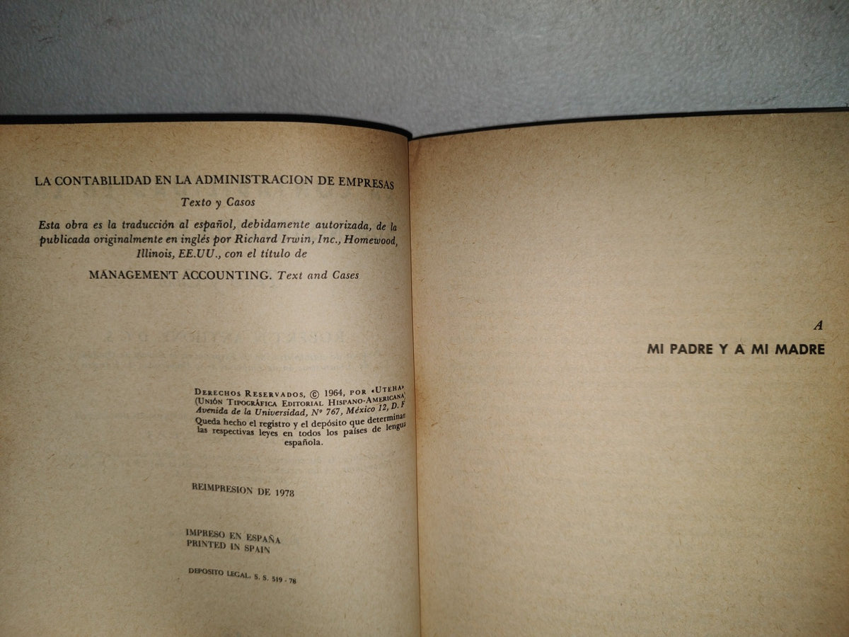 114- La Contabilidad En La Administración De Empresas - Robert N. Anthony