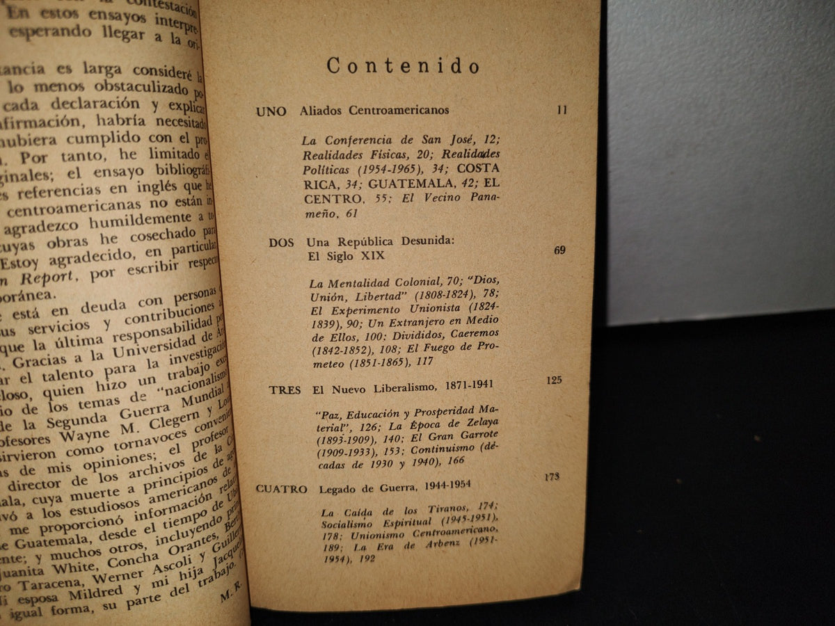 188- América Central - Mario Rodríguez - Primera Edición 1967