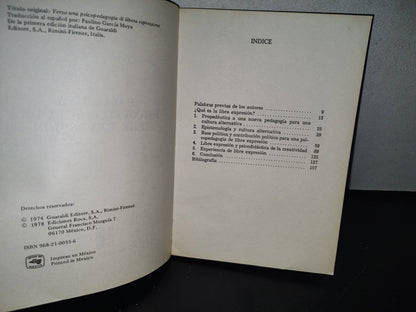 96- Hacia Una Psicopedagogía De Libre Expresión - Merciai / Fioretti / Contini