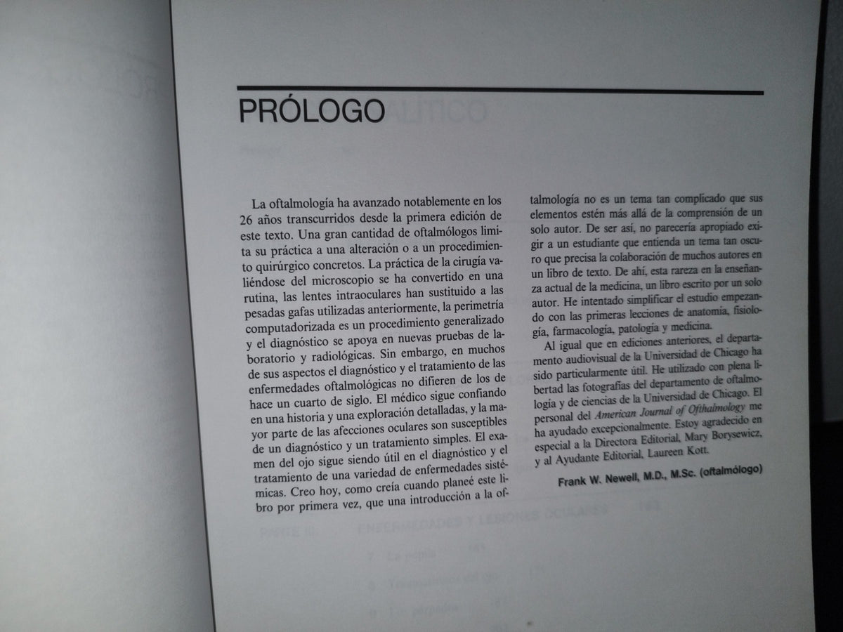 87-2- Oftalmología - Fundamentos Y Conceptos - Frank W. Newell - Séptima Edición 1993