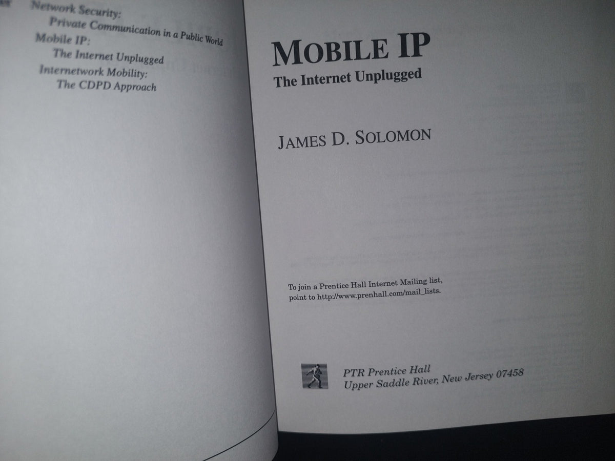 34- Mobile Ip. The Internet Unplugged - James D. Solomon - 1997