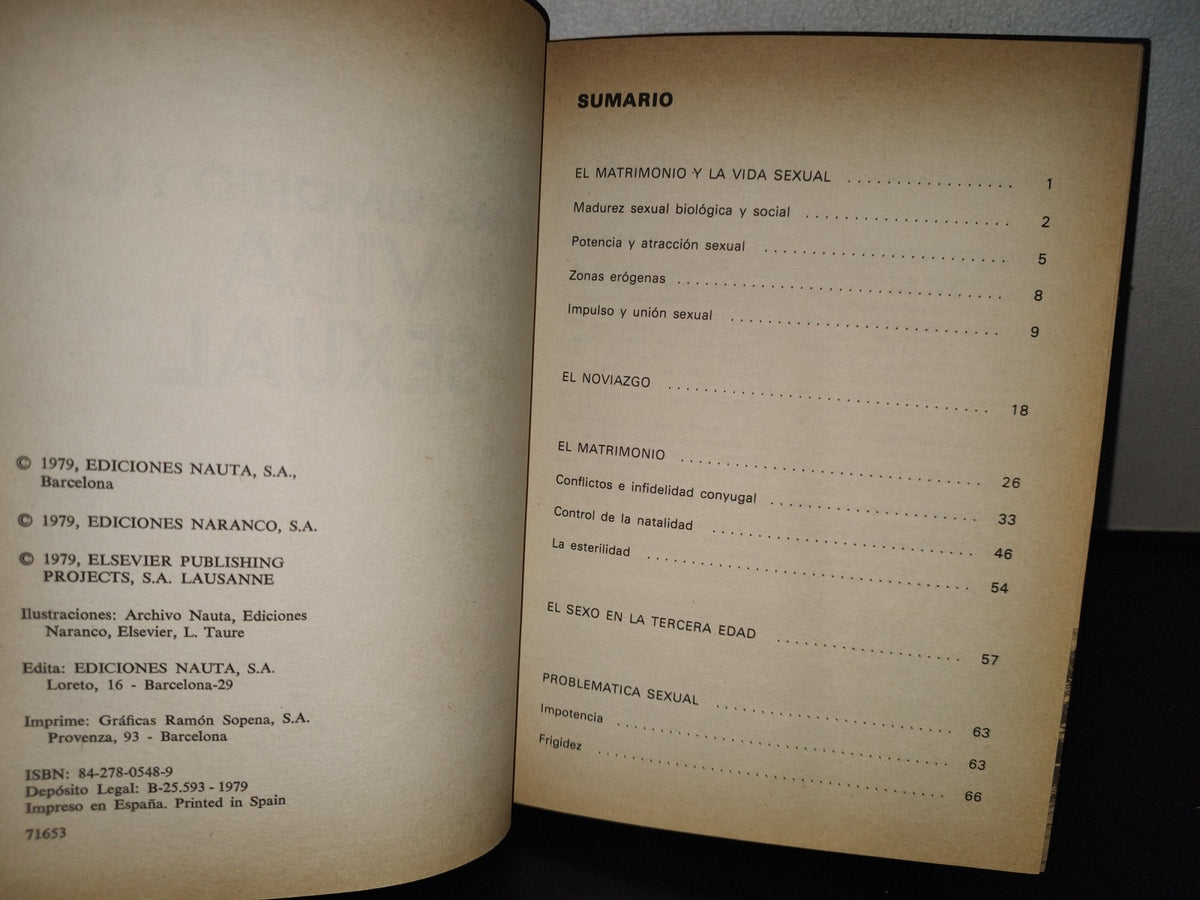 143- El Matrimonio Y La Vida Sexual - Ediciones Nauta 1979