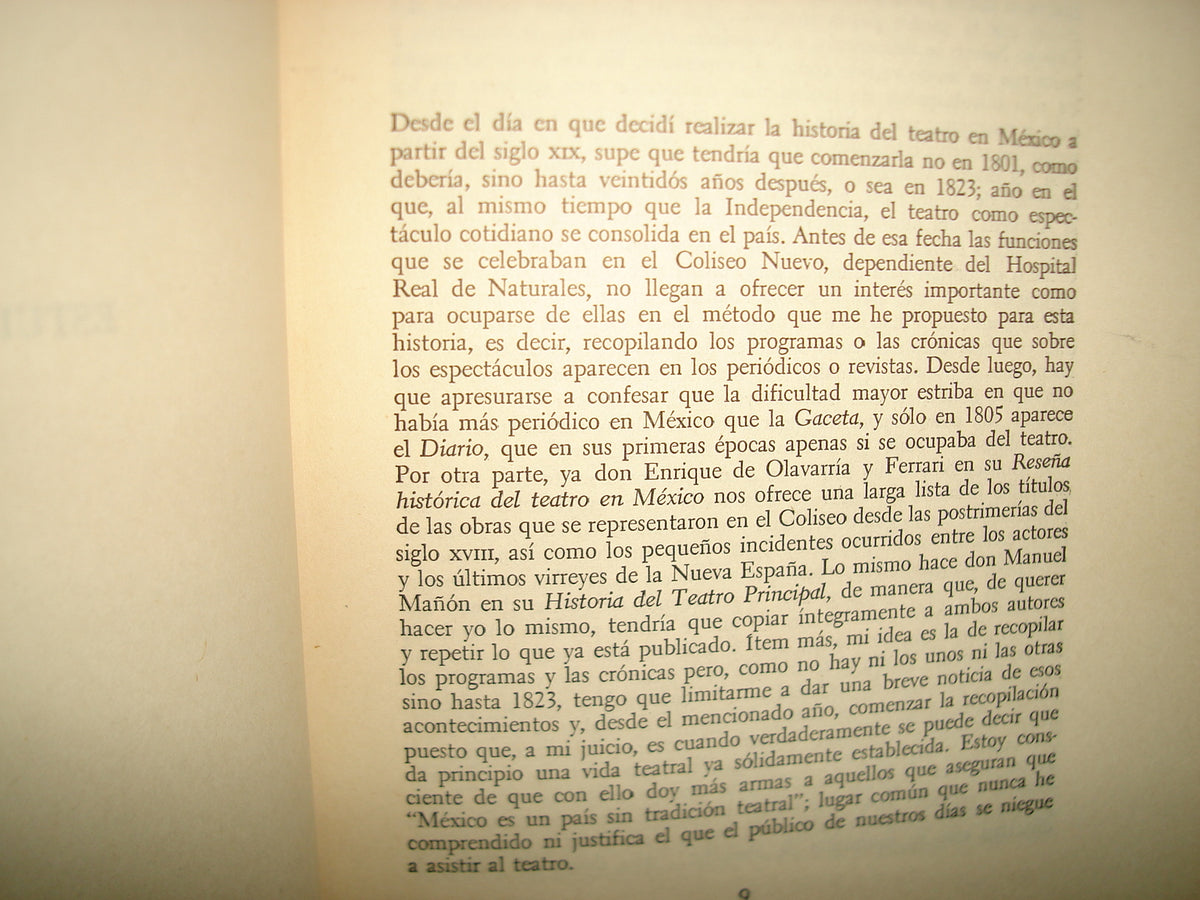 167- El Teatro En México Durante La Independencia - Luis Reyes De La Maza - Universidad Nacional Autónoma De México, Primera Edición 1969