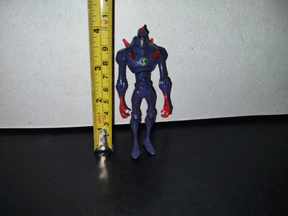 A3- Juguete Articulado: Ben 10. Chromastone / Piedra - 2000'S