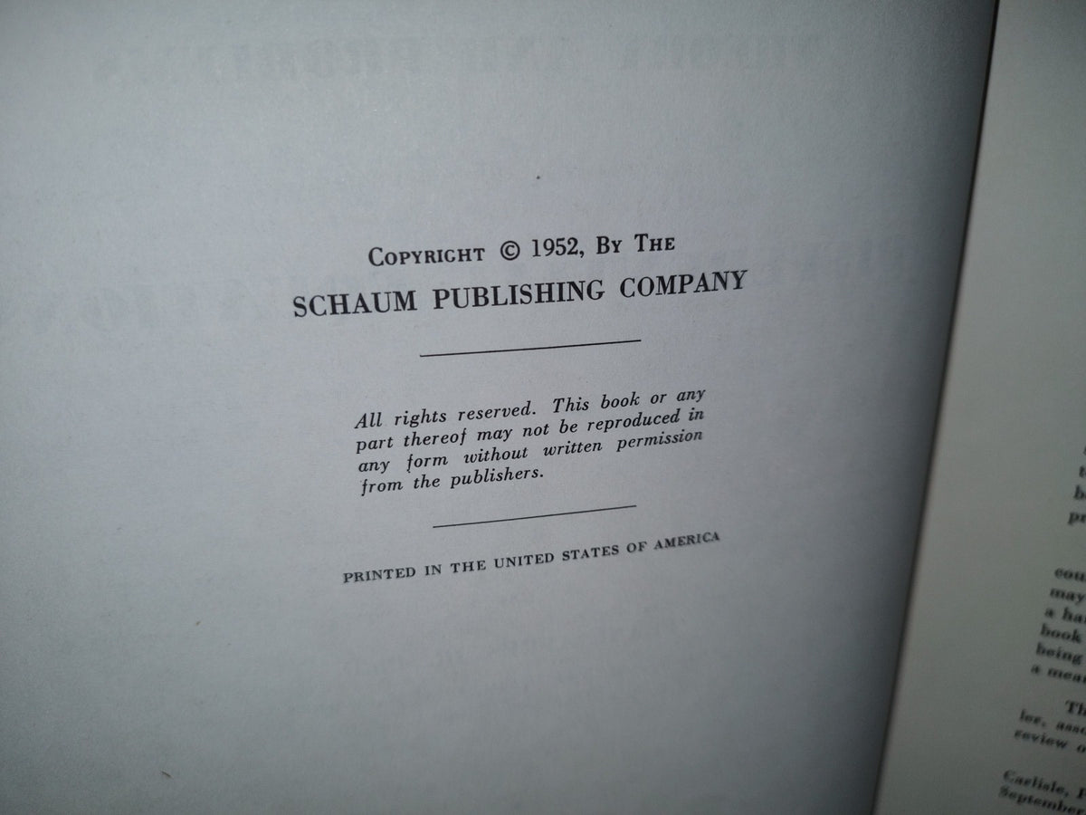 166- Theory And Problems Of Diferential Equations - Frak Ayres, Jr. 560 Solved Problems - 1952