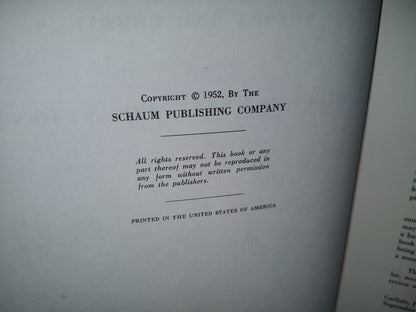 166- Theory And Problems Of Diferential Equations - Frak Ayres, Jr. 560 Solved Problems - 1952