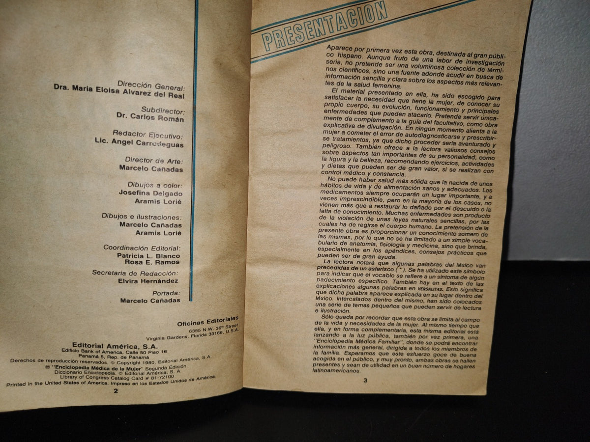 96- Enciclopedia Médica Para La Mujer - Editorial América S. A. 1980