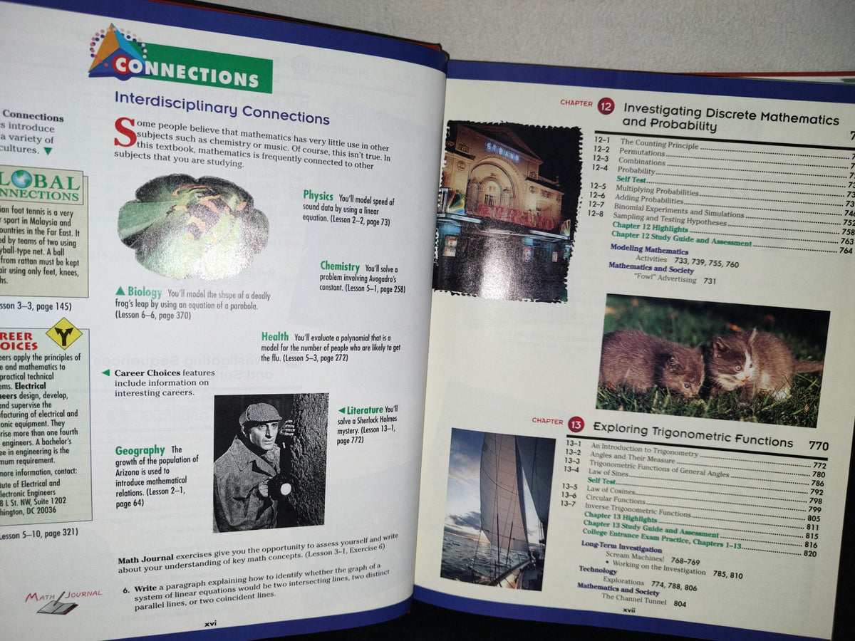 158- Algebra 2. Integration, Applications, Connections - Glencoe. Mcgraw-Hill - 1998