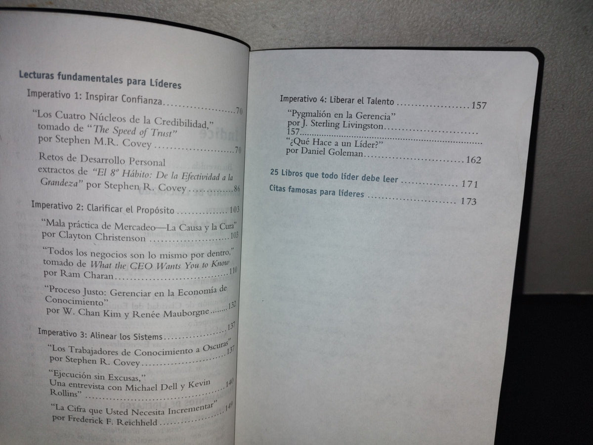 153- Liderazgo. Contrato Y Fundamentos - Franklincovey - 2006