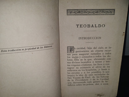 64- Teobaldo O El Triunfo De La Caridad. Historia Corsa Por La Condesa De La Rochere - 1894