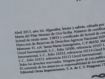 202- Algarabía. Rubias, Beatniks Y Tópers Perdidos - # 103, Año XII, Abril 2013