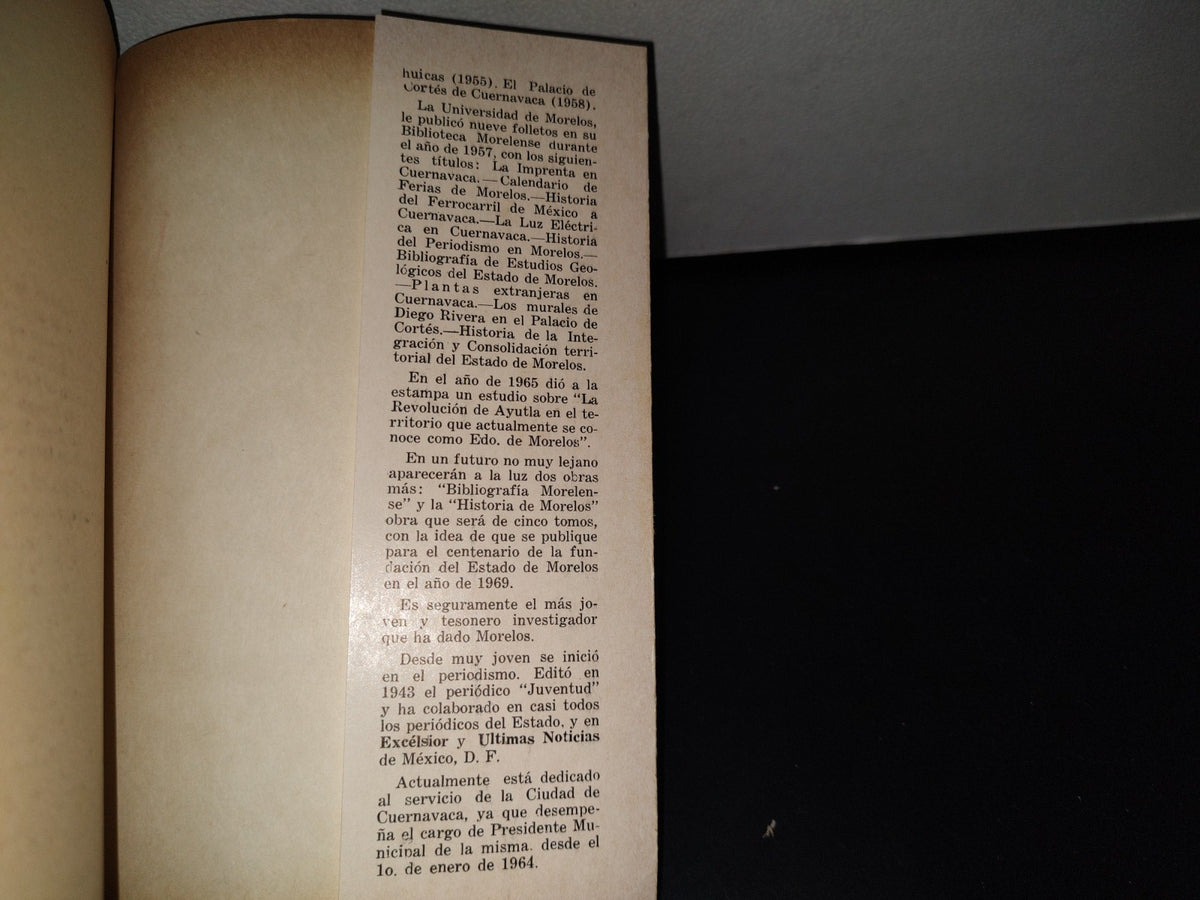 83- Cuernavaca. Visión Retrospectiva De Una Ciudad - Valentín López González - Primera Edición 1966