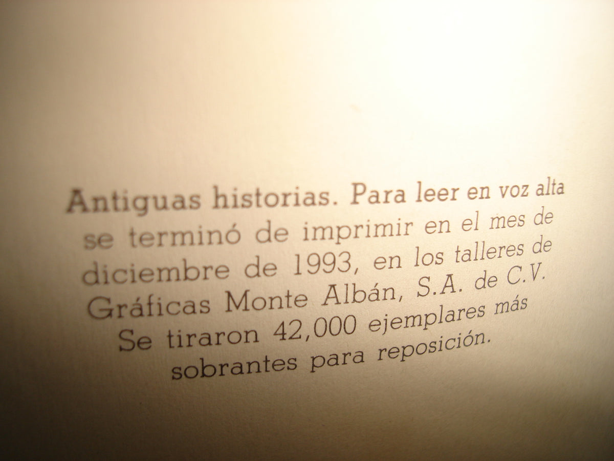 160- Antiguas Historias Para Leer En Voz Alta - Libros Del Rincón Sep - 1993