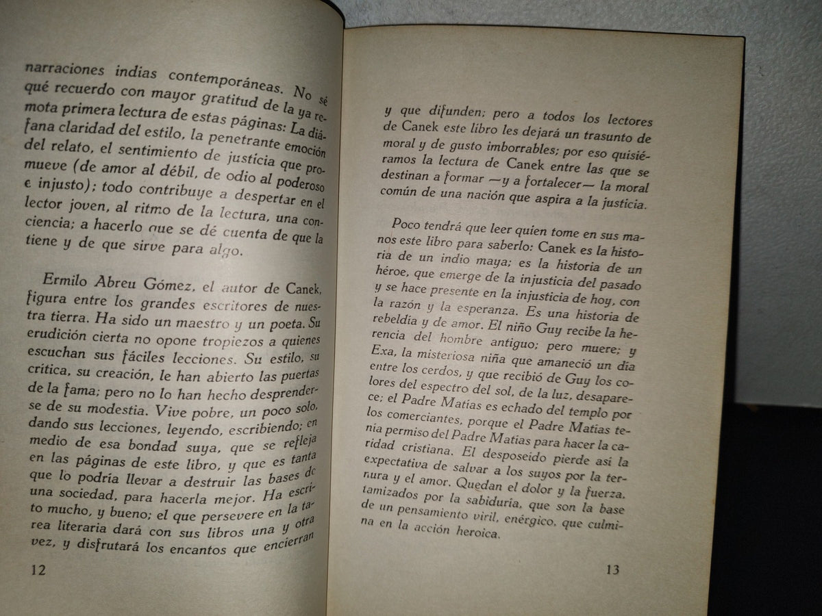 158- Canek. Historia Y Leyenda De Un Héroe Maya - Ermilo Abreu Gómez. Ediciones Oasis, S. A. - 1975