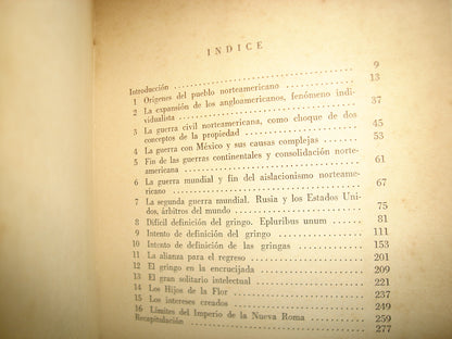 161- Los Gringos - José Vázquez Amaral - B Costa-Amic, Editor - Primera Edición 1969 - Firmado
