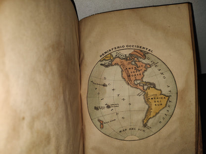 54- Geografía Elemental De América Y Especialmente De La República Mexicana - Cirilo Gutiérrez. México, Oficina Tipográfica De La Secretaría De Fomento, 1894