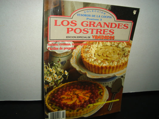 7- Colección Tesoros De La Cocina: Los Grandes Postres. Edición Especial De Vanidades - 1993