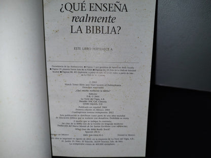 48- Watchtower. Testigos De Jehová ¿Qué Enseña Realmente La Biblia? - 2012