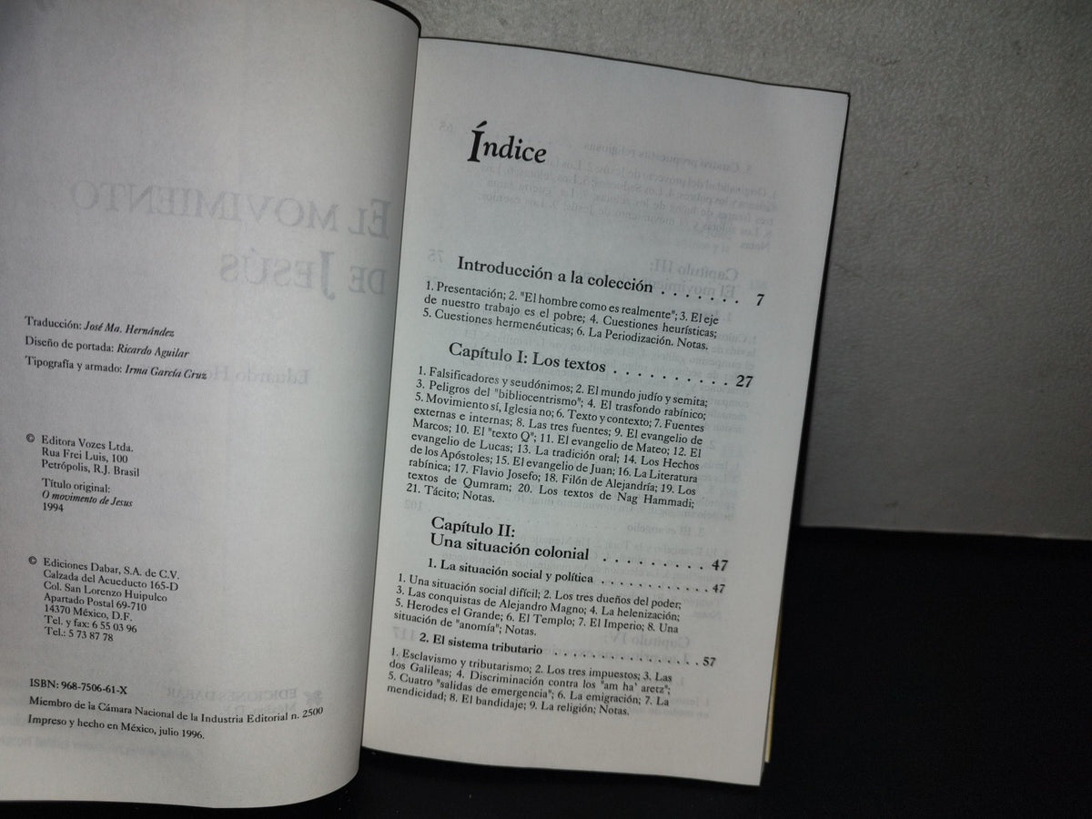 153- El Movimiento De Jesús - Eduardo Hoornaert - Ediciones Dabar - 1996